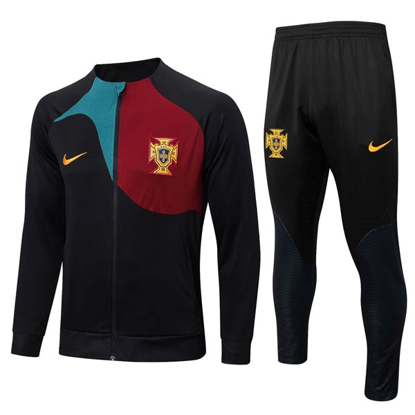 Chandal Portugal 2022-23 Negro Rojo